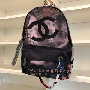 Canvas with leather backpack